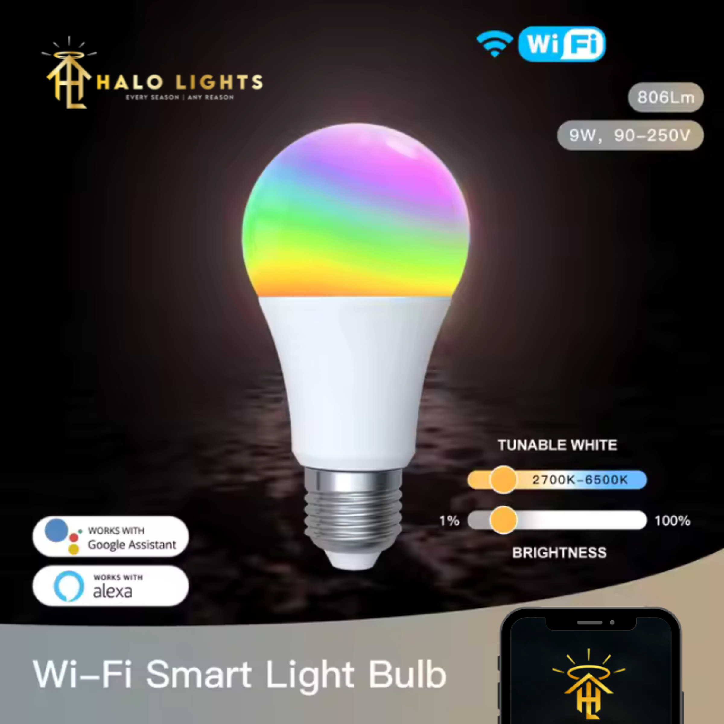 9W Smart Light Bulb