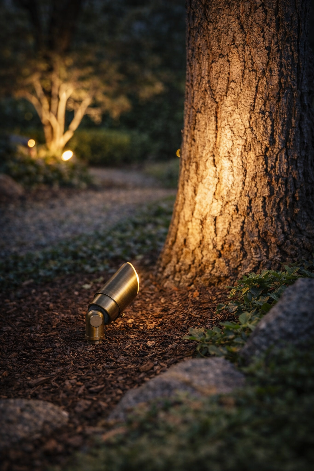 HaloLux 6”x2.4” MR16 Brass Spotlight