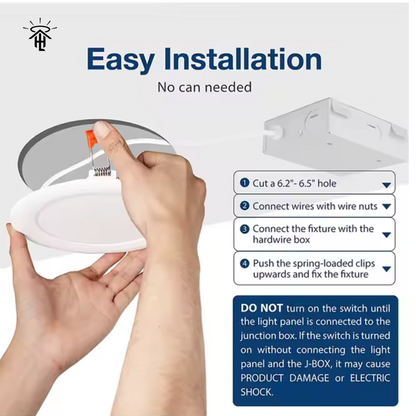 Recessed Slim Wafer Smart Light - RGBW