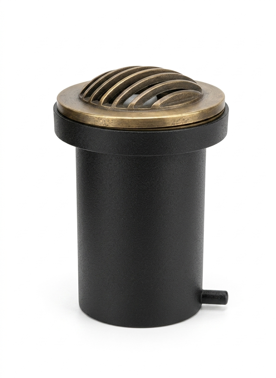 Terrane Brass Well Light – Grate
